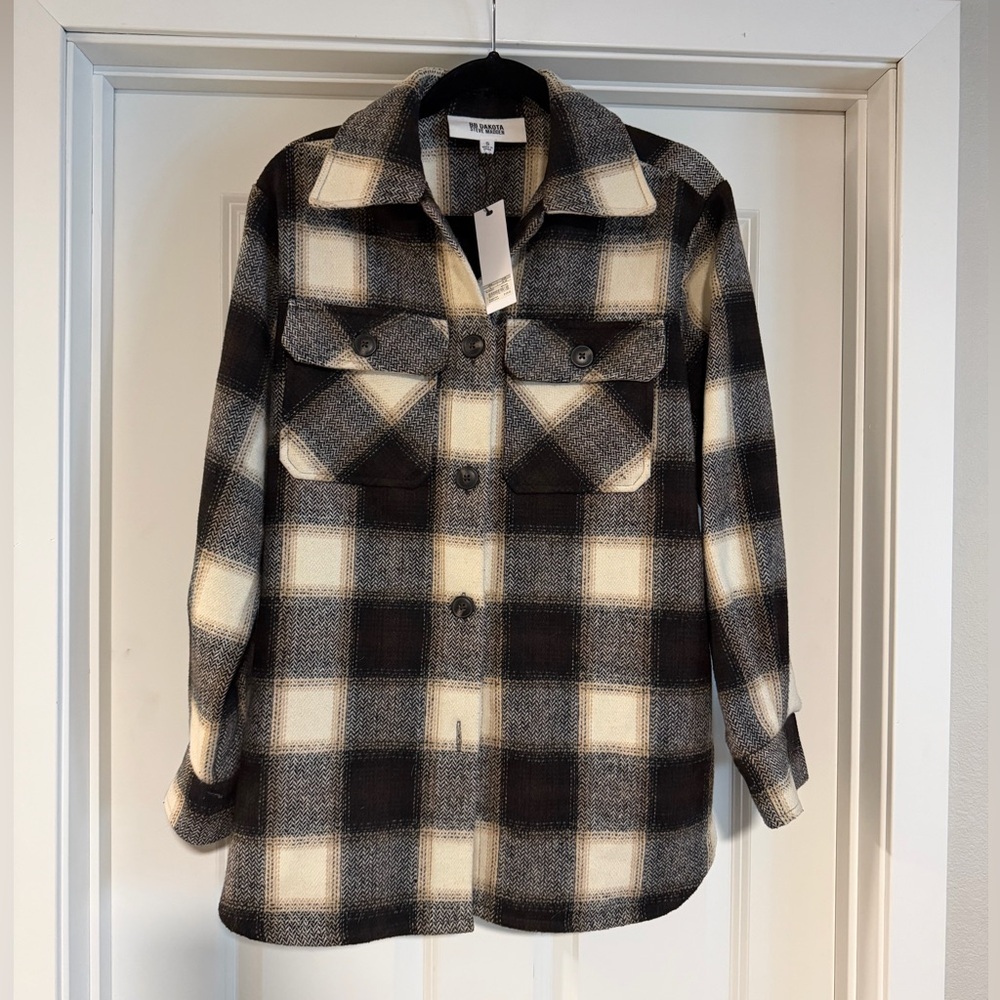 BB Dakota Checkered Utility Jacket